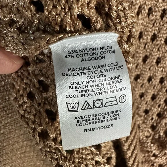 EUC LOFT Chunky Mesh Stitch Sweater - Picture 4 of 5